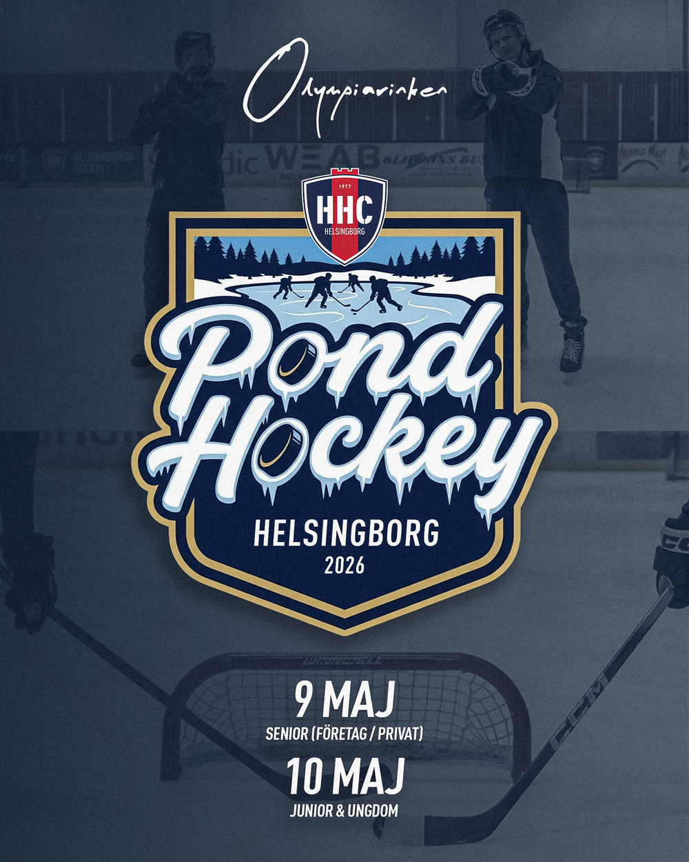 Anmälan till Pond Hockey Cup, 9-10 maj